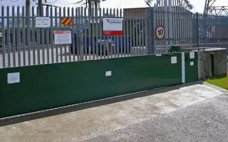 How a‌ Self Closing Flood Wall Prot‍ects Cities from Flo‍oding