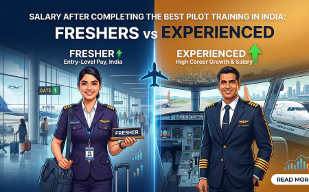 Salary After Completing the Best Pilot Training in India: Freshers vs Experienced