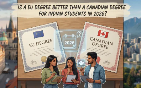 Is a EU Degree Better Than a Canadian Degree for Indian Students in 2026?
