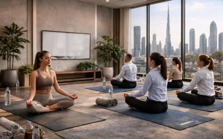 Do Corporate Yoga Classes in Dubai Really Boost Workplace Productivity and Wellness?