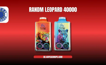 RandM Leopard 40000 – Leistungsstarker Puff mit 40000 Zügen, intensiven Aromen und starkem Preis-Leistungs-Verhältnis