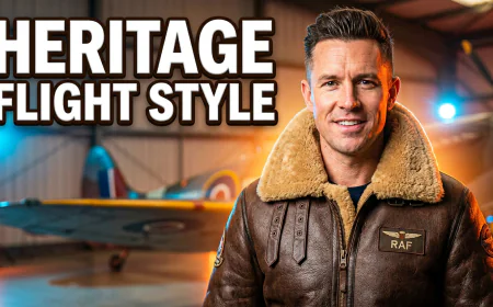 RAF Jacket Inspired By Timeless Military Flight Heritage Style