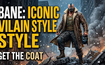 Bane Dark Knight Coat With Heavy Duty Iconic Villain Style