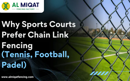 Why Sports Courts Prefer Chain Link Fencing (Tennis, Football, Padel)