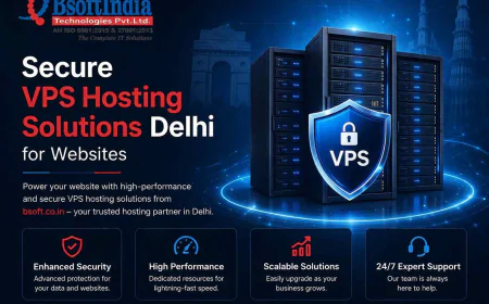 Secure VPS Hosting Solutions Delhi for Websites | bsoft.co.in
