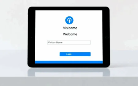 Digital besøkssystem for en profesjonell arbeidsplass
