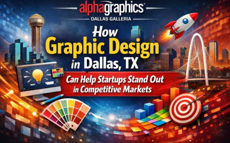 How Graphic Design in Dallas, TX Can Help Startups Stand Out in Competitive Markets