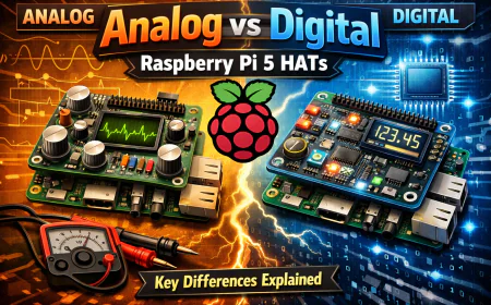 Analog vs Digital Raspberry Pi 5 HATs: Key Differences Explained