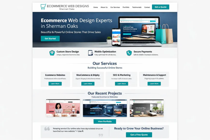 Ecommerce Web Designs Sherman Oaks: Where Design Meets Digital Retail