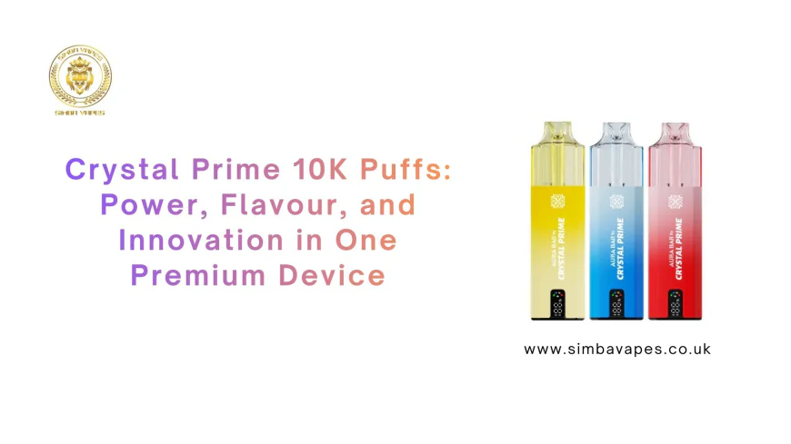 Crystal Prime 10K Puffs: Power, Flavour, and Innovation in One Premium Device