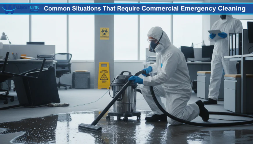 Common Situations That Require Commercial Emergency Cleaning