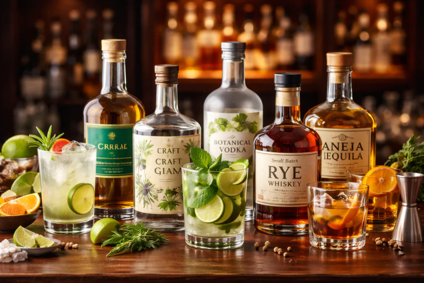 How to Create 10 Classic Cocktails with 5 Bottles