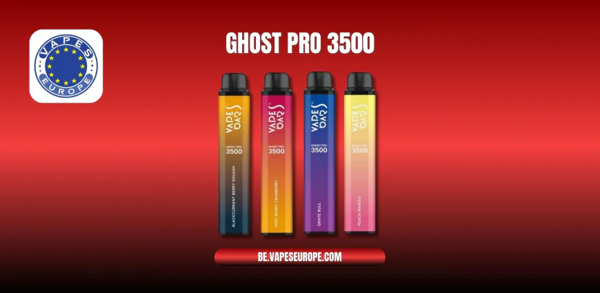 Ghost Pro 3500 – Compacte Kracht in een Moderne Disposable Vape