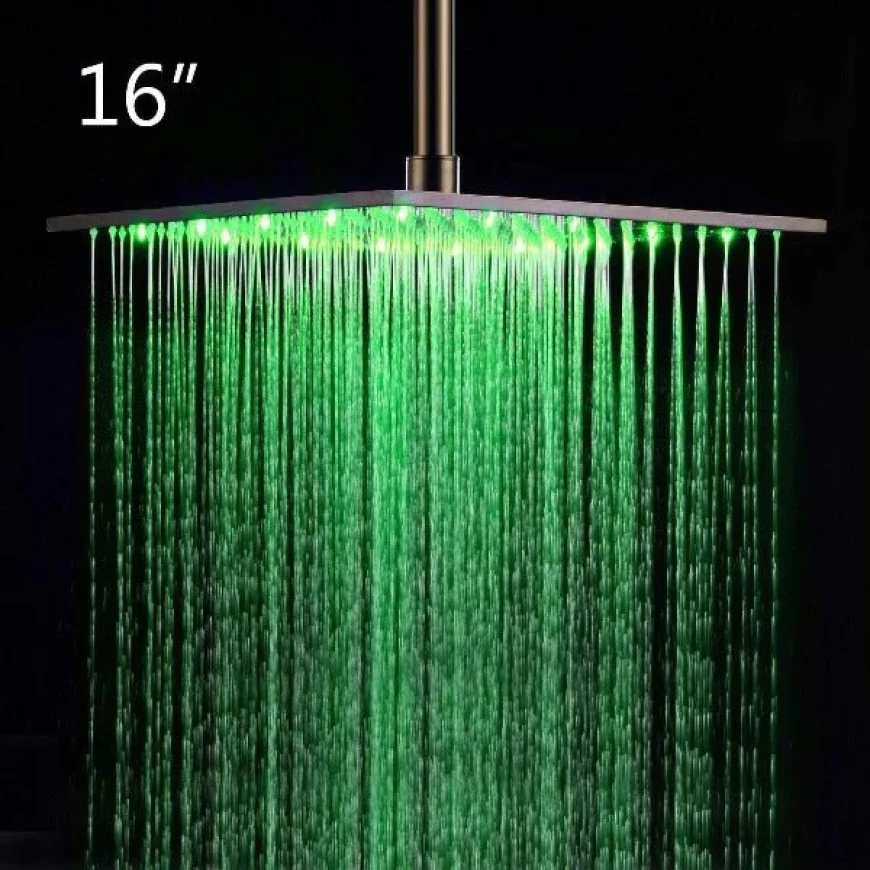 What Are LED Rain Shower Heads and How Do They Work?