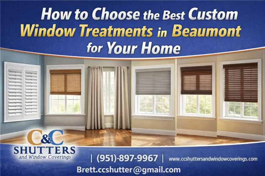 How to Choose the Best Custom Window Treatments in Beaumont for Your Home