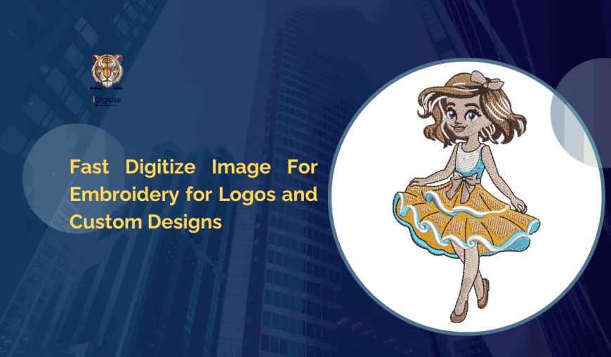 Fast Digitize Image For Embroidery for Logos and Custom Designs