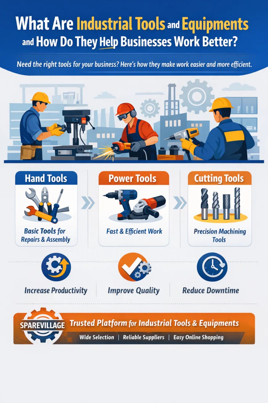 What Are Industrial Tools and Equipments and How Do They Help Businesses Work Better?