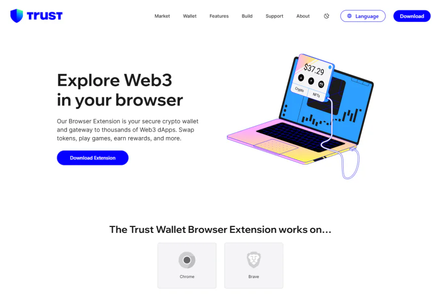 Trust Wallet – All-in-One Crypto & NFT Wallet