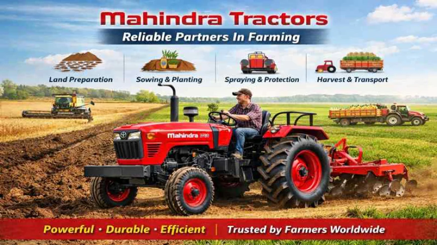 Mahindra Tractors — The Ultimate Heavy Duty Machines for Farming