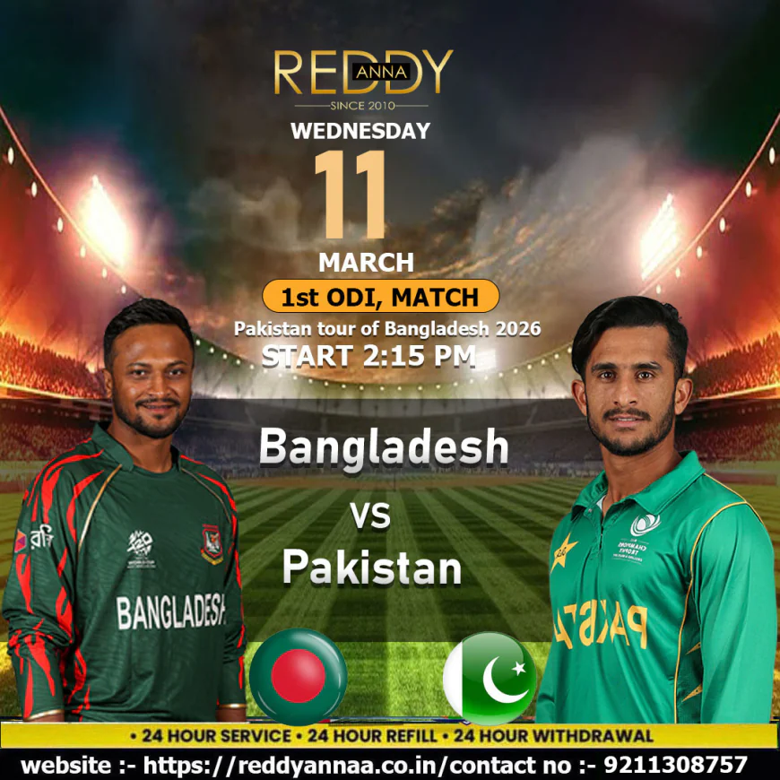 Reddy Anna Insights: Analyzing the Bangladesh vs Pakistan 1st ODI Match on March 11 at Shere Bangla National Stadium, Dhaka.