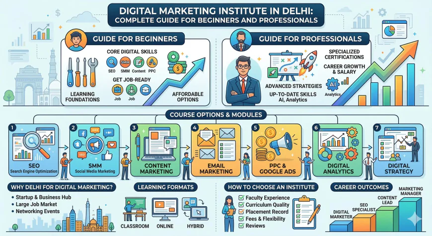 Digital Marketing Institute in Delhi: Complete Guide for Beginners and Professionals