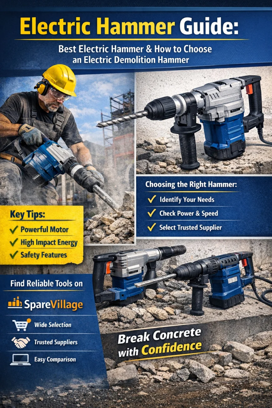 Best Electric Hammer and How to Choose an Electric Demolition Hammer