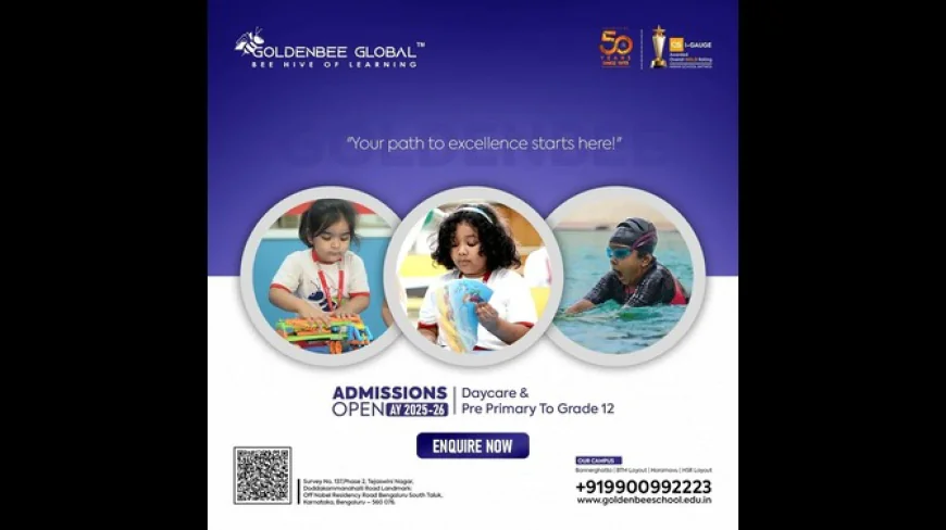 CBSE schools in bangalore for 11th and 12th - Goldenbee global school