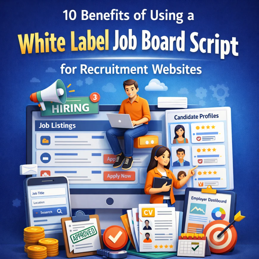 10 Benefits of Using a White Label Job Board Script for Recruitment Websites