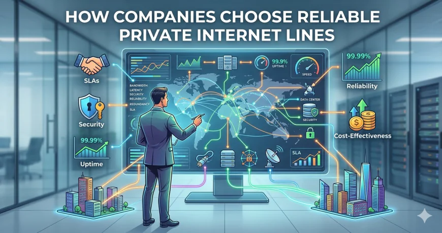 How Companies Choose Reliable Private Internet Lines