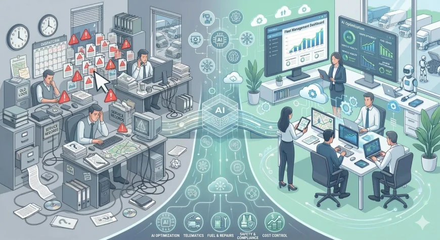 Streamlining Fleet Operations: How Fleet Management Software Cuts Costs and Increases Productivity