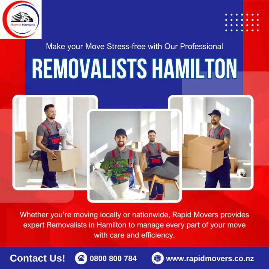 Reliable Movers and Packers in Hamilton | Rapidmovers Packing & Unpacking Services