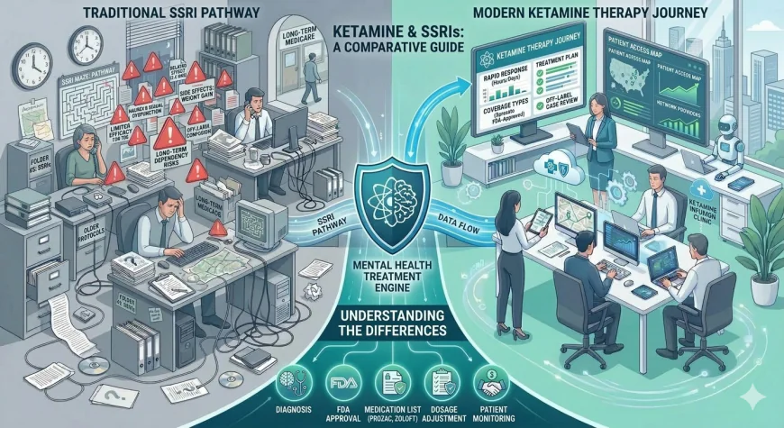 Ketamine vs SSRIs: Key Differences and Benefits in Mental Health Treatment