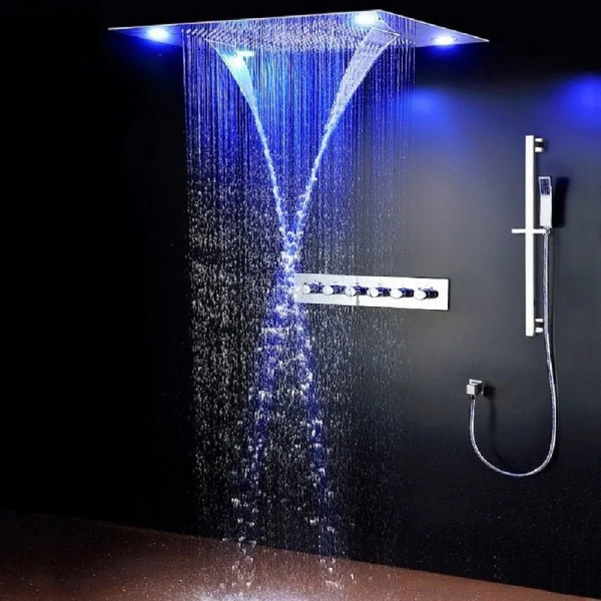 Upgrade Your Bathroom with an Adjustable LED Shower System