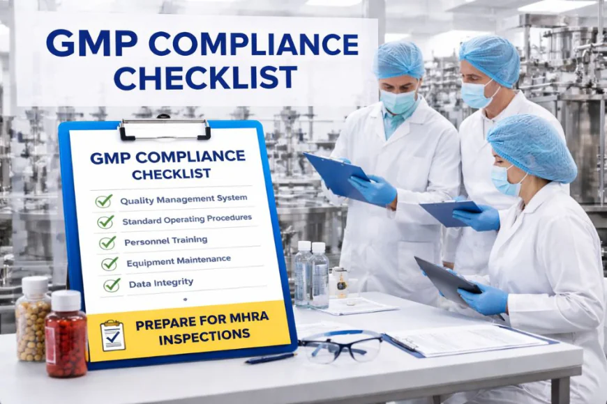 GMP Compliance Checklist for Small Pharma Companies in the UK