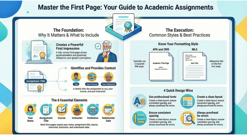 How to Write an Assignment on the First Page