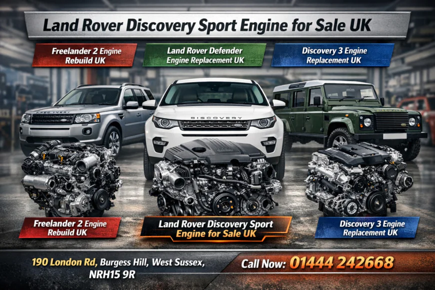 Land Rover Discovery Sport Engine for Sale UK – A Complete Guide for Buyers