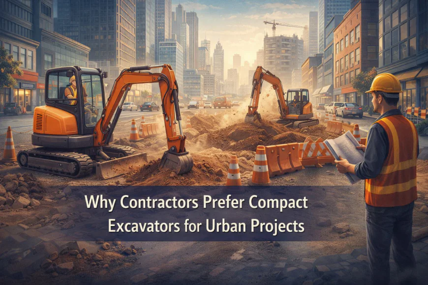 Why Contractors Prefer Compact Excavators for Urban Projects