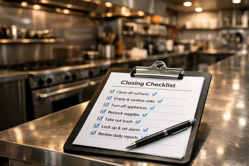 How Does a Closing Checklist for Restaurants Improve Health Inspection Readiness?