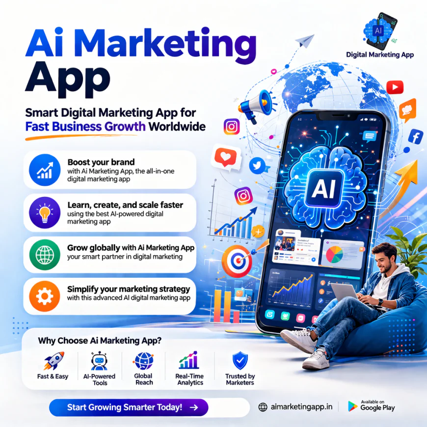 Ai Marketing App: Smart Digital Marketing App for Fast Business Growth Worldwide