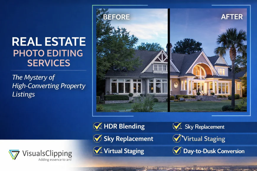 Real estate photo editing Services: The mystery of high-converting property