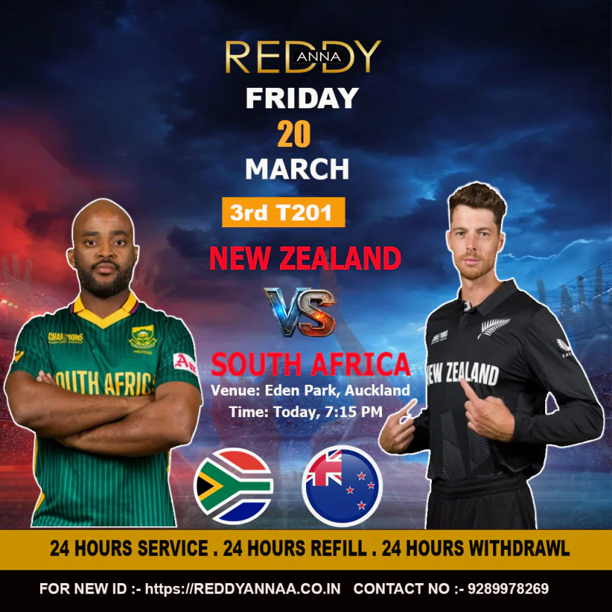 Game Day Preview: Reddy Anna ID Breaks Down the Key Players for New Zealand vs South Africa's 3rd T20I at Eden Park.