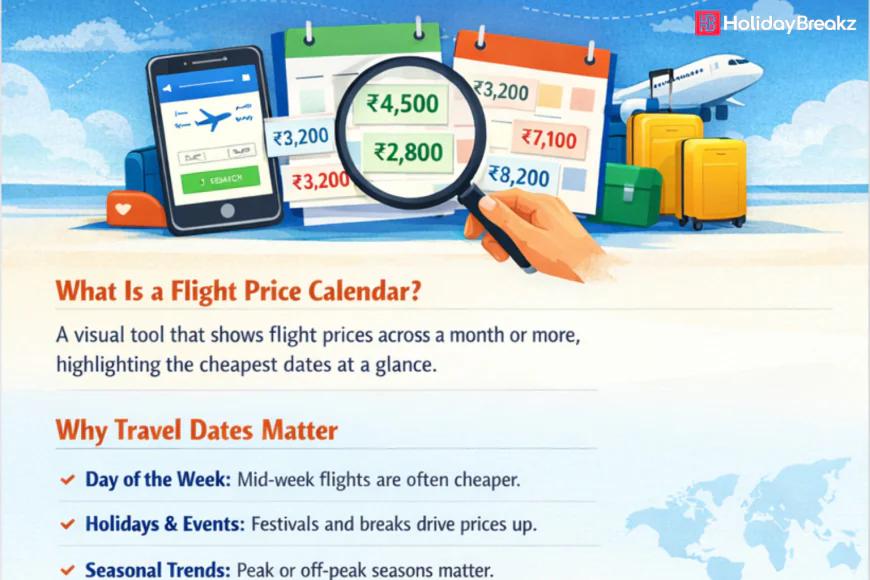 How to use flight price calendars to find the cheapest travel dates