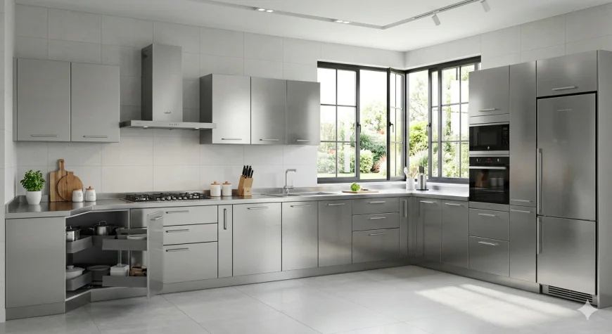 Stainless Steel Kitchen: Modern & Durable Design Guide