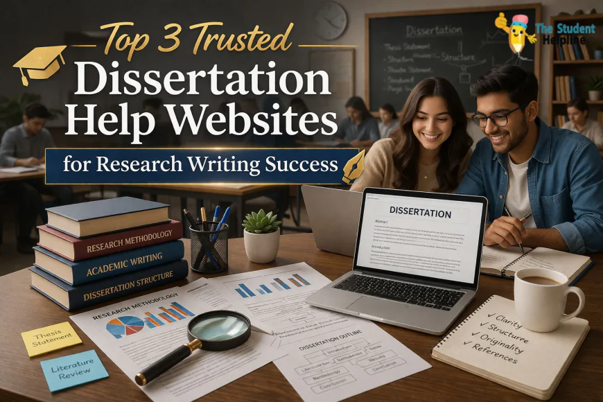 Top 3 Trusted Dissertation Help Websites for Research Writing Success