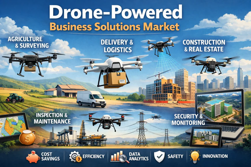 Drone-Powered Business Solutions Market Forecast to 2031: Transforming Business Operations with Advanced Aerial Intelligence