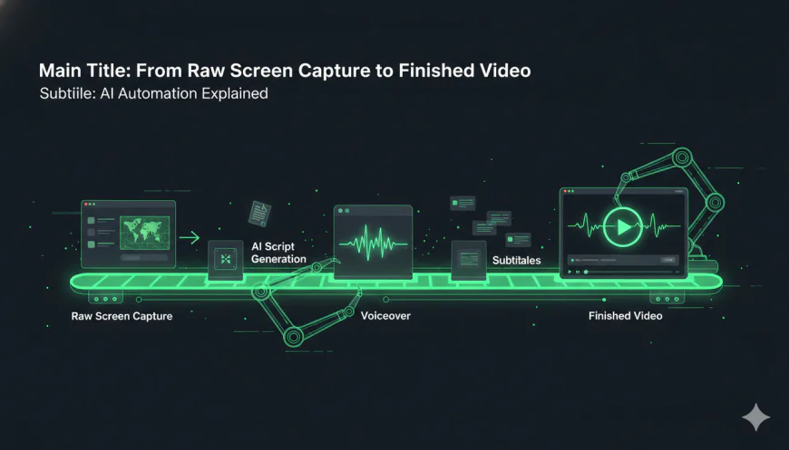 From Raw Screen Capture to Finished Video: AI Automation Explained