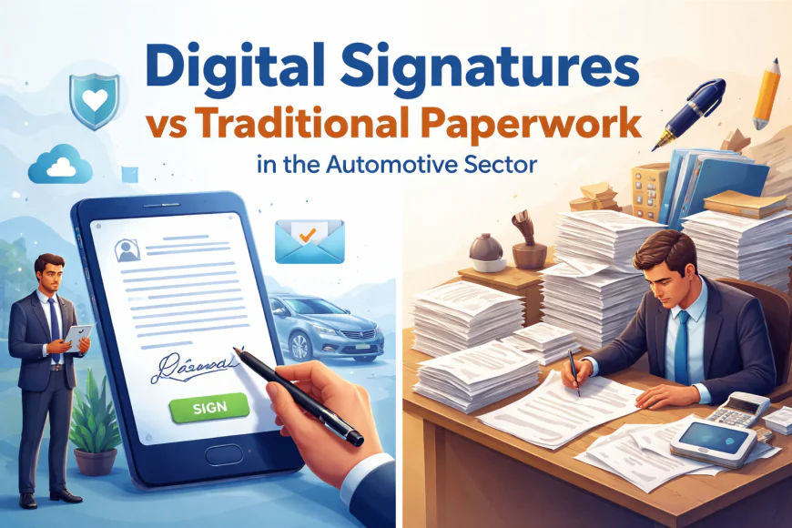Digital Signatures vs Traditional Paperwork in the Automotive Sector