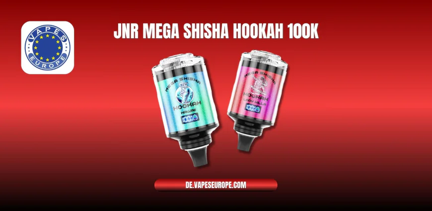 JNR Mega Shisha Hookah 100K – Die nächste Generation der Mega Shisha Vape mit extrem hoher Züge-Zahl