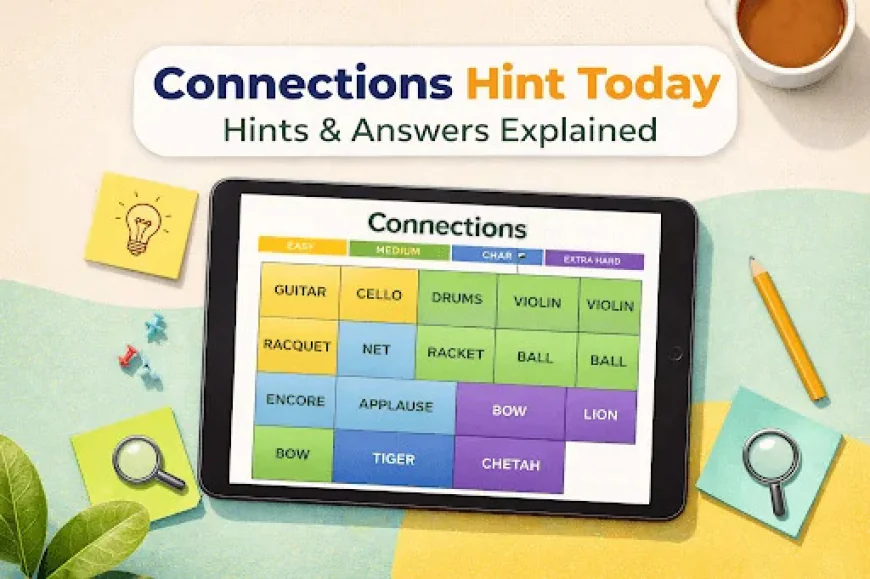 Connections Hint Today: Hints & Answers Explained
