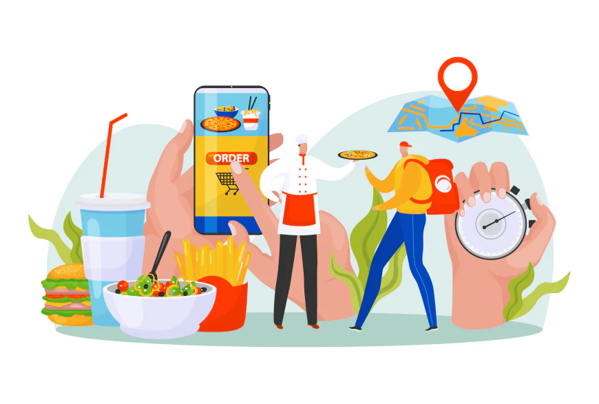 What are the latest trends in food delivery app development in the USA?